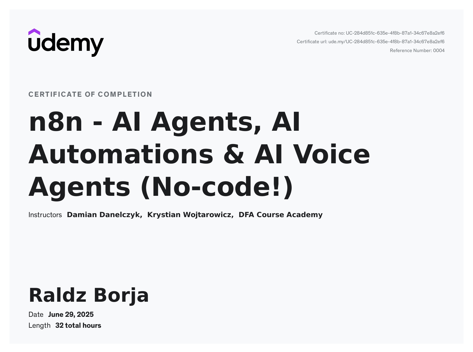 N8N - AI Agents, AI Automations & AI Voice Agents